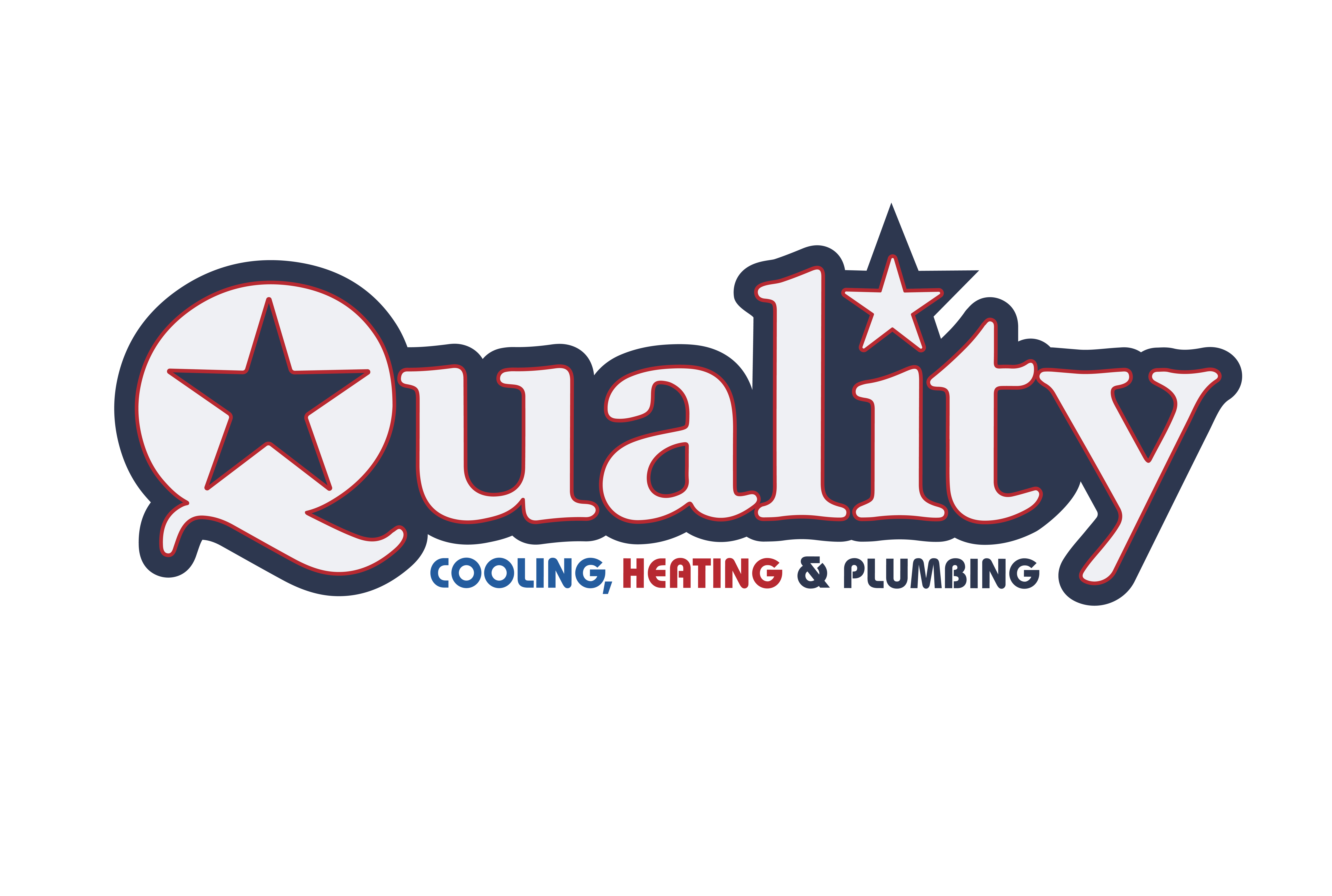 Quality Cooling Heating and Plumbing logo.