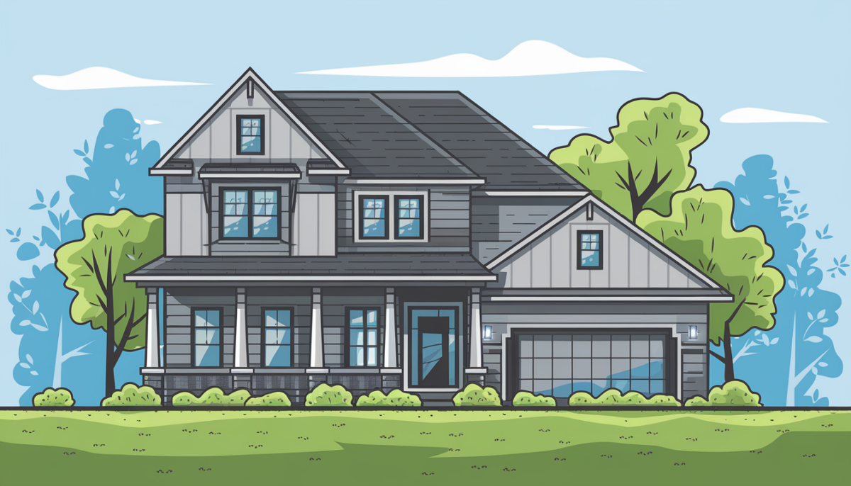 Modern suburban home in Greater Austin with seamless plumbing and HVAC features.