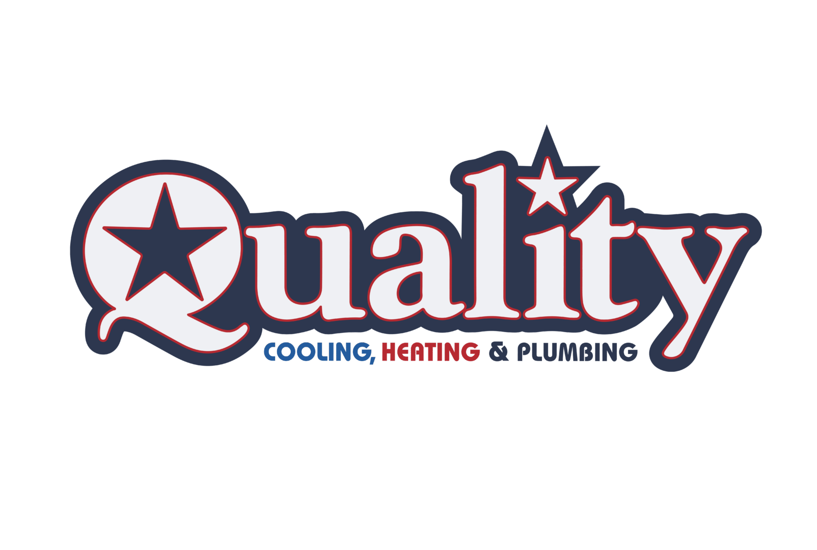 Quality Cooling Heating and Plumbing logo.
