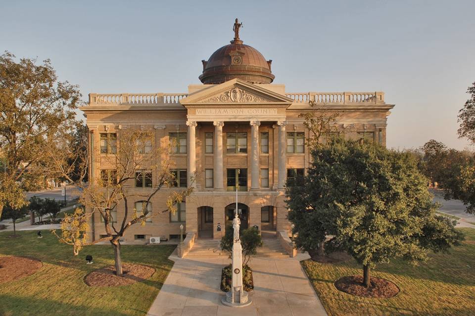 Williamson County Courthouse in Georgetown, Texas